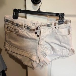 Free people denim shorts